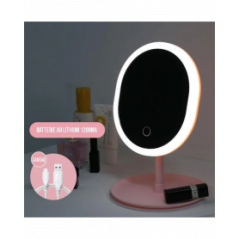 Miroir de Maquillage Lumineux LED - Rose (ECO) · Smarty Paris